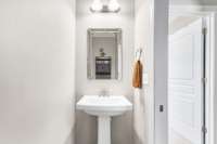 1/2 bath/powder room