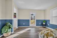 Another primary bedroom view **there is a window and a door in this bedroom