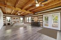 Amazing master suite!  Imagine waking up to the incredible views from every window!