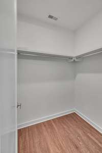 Lower level closet