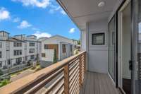 Master bedroom balcony