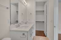 Master bathroom and closet 2