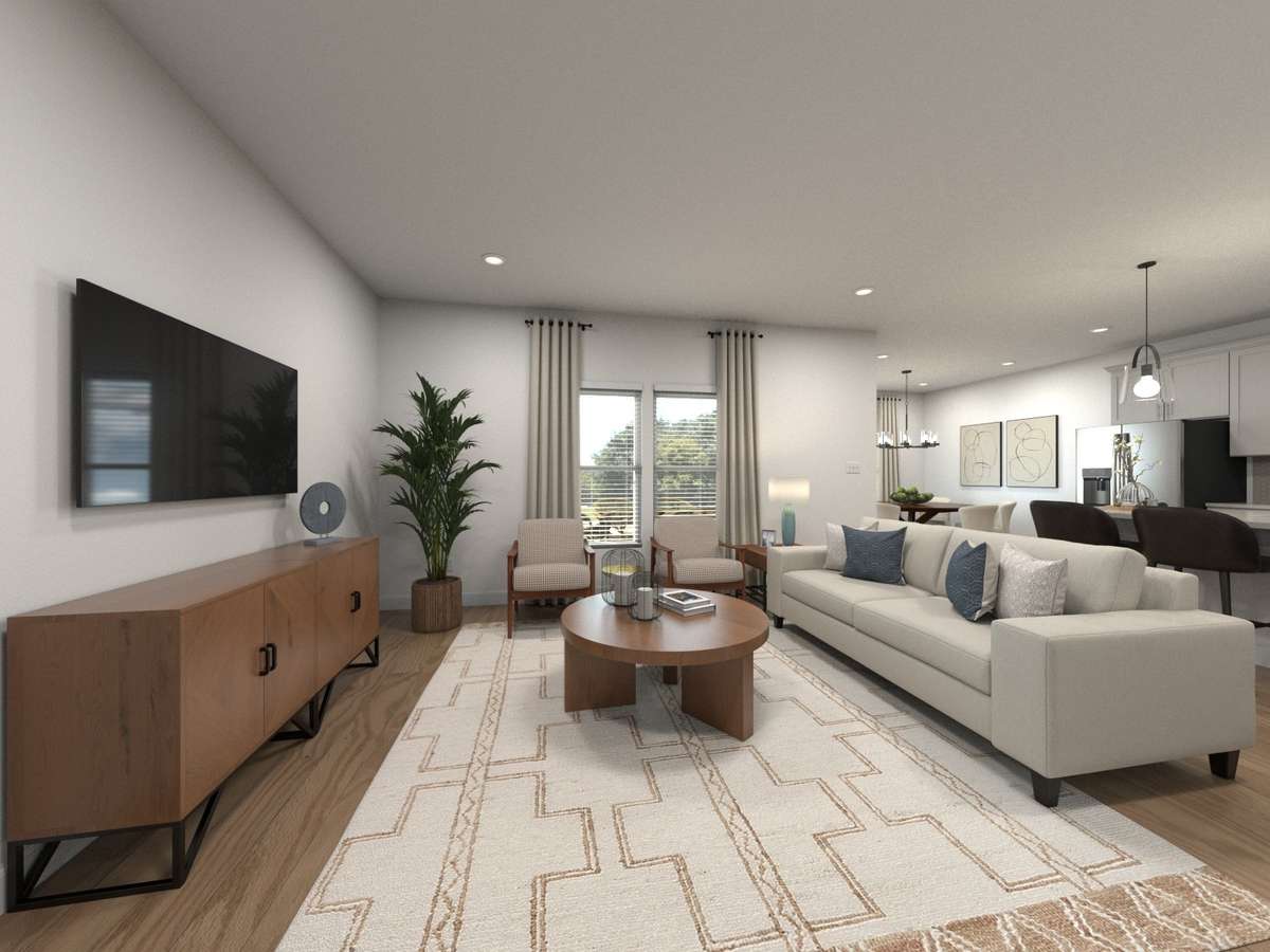 Photo is not of the actual home, but is an inspirational photo of builder’s model home and may depict options, furnishings, and/or decorator features that are not included