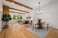 Check out these beautiful beams!