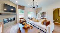 ***This photo was taken from the Grisham model home in Adams Preserve***

The Great Room offers plenty of space for relaxation after a long day's work.