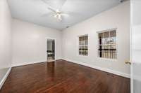PRIMARY SUITE ON MAIN LEVEL. HIGH CEILINGS. BEAUTIFUL HARDWOOD FLOORING