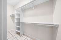 PRIMARY BEDROOM WALK IN CLOSET
