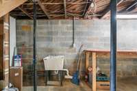 BASEMENT WITH ONE CAR GARAGE