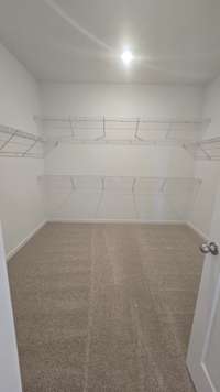 large walk in closet