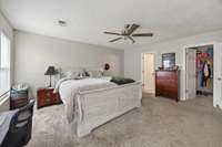 Oversized Master on opposite side of house