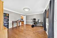 Could be a formal dining room or flex space