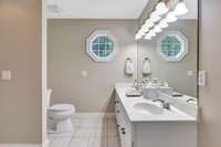 Second bath located upstairs