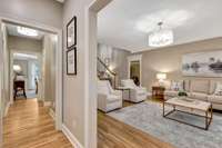 View from the kitchen area