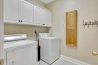 Spacious laundry room