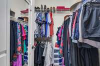 Primay walk-in closet