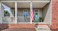Beautiful covered front porch.