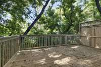 Another view of newer back deck. (pic from prior listing)