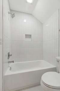 Updated shower/tub in downstairs full bathroom. (pic from prior listing)