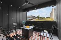 Faces West - perfect for sunset views!