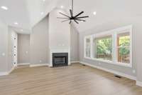 Wow!  Wide open spaces and views of the outdoors.