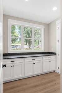 How about this for a mud room/drop zone.  This connects to the garage and kitchen.