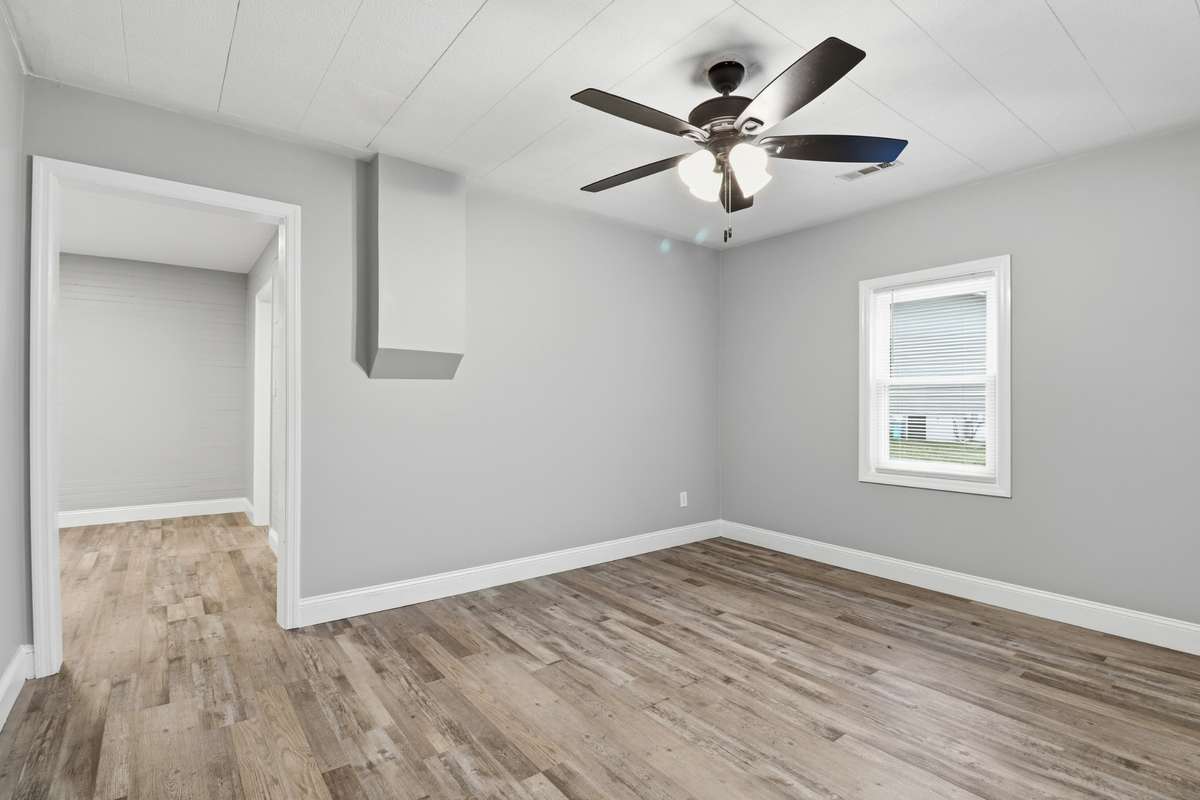 Another angle of this newly remodeled living room.
