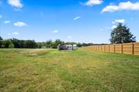 Over an acre with many possibilities