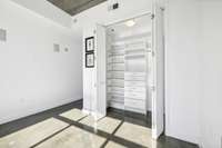 Complete with your built-in closet organizer.