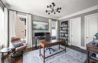 Fifth bedroom is currently being used as an office.