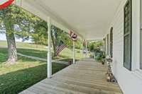 Enjoy relaxing on the large front porch.