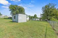 Shed will convey with the property to store your gardening tools and mower.