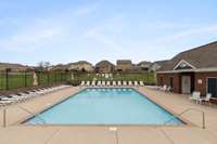 Neighborhood pool open from May to October