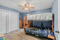 Bedroom 2 w/ large closets