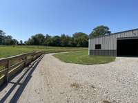 Gravel walk path from front to back for your equine friends