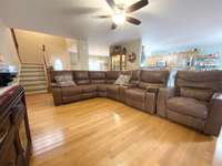 Large family room perfect for entertaining or those family get together by the fireplace