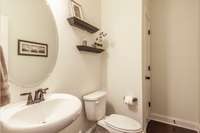 Main level half bath!