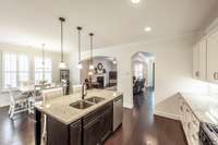 Notice the plantation shutters that are on the entire main level!