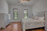 King Sized Bed Featured in Photo as Well and the room still feels spacious