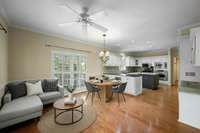 Kitchen Eat-In Area Virtually Staged