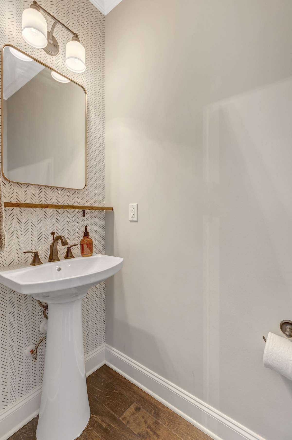 Powder room on main level