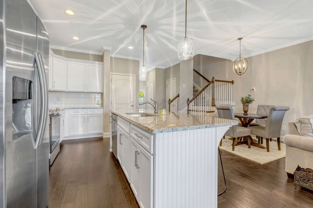 Walk straight into kitchen from garage