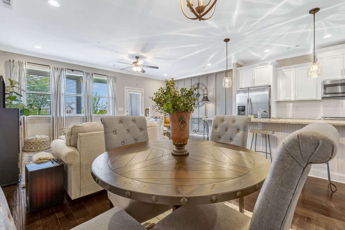 Open living area with lots of light