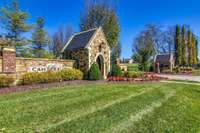 Entry to subdivision