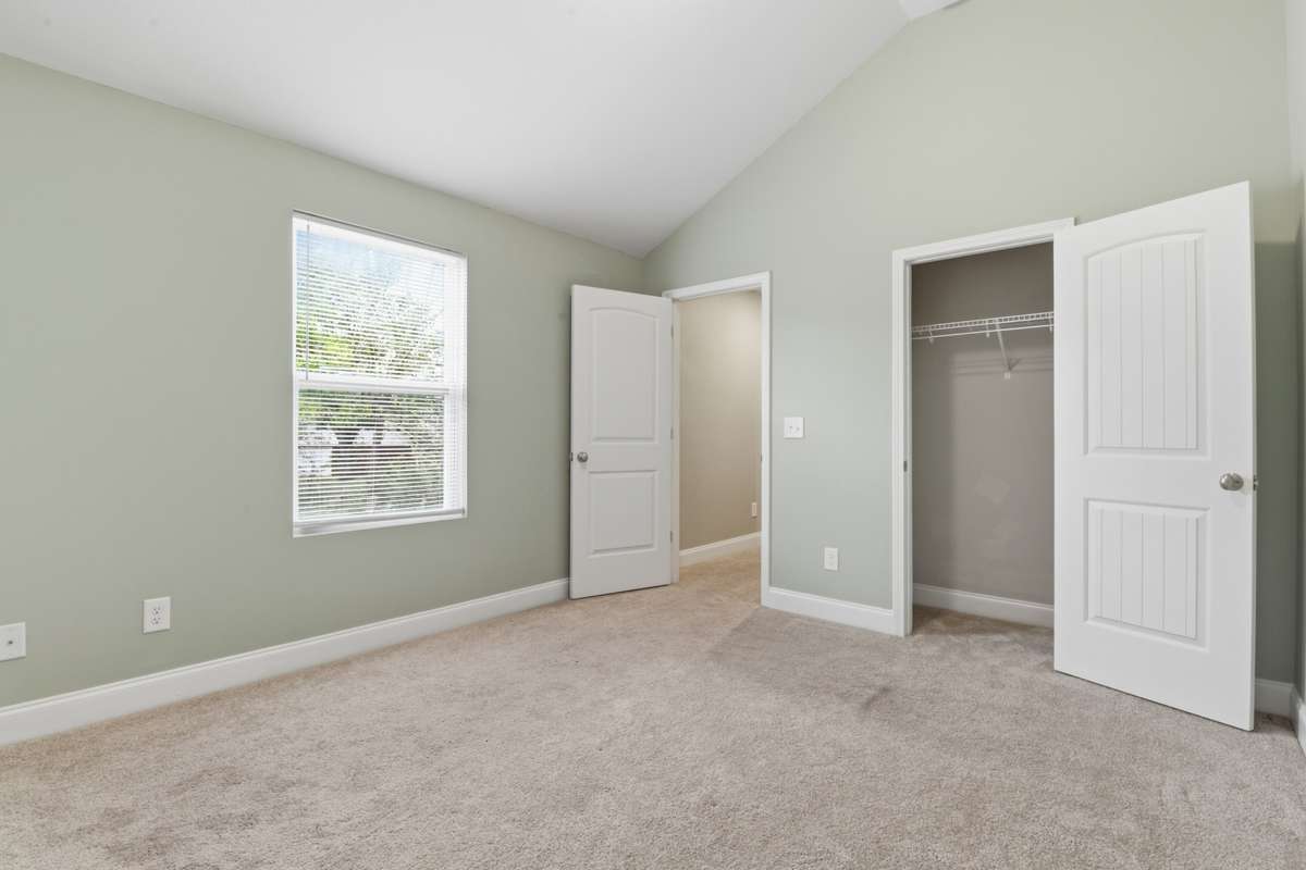 Upstairs bedroom above kitchen