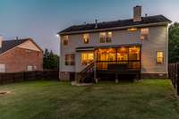 The home features a large, fenced-in back yard!