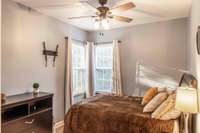 Bedroom located on the first floor.