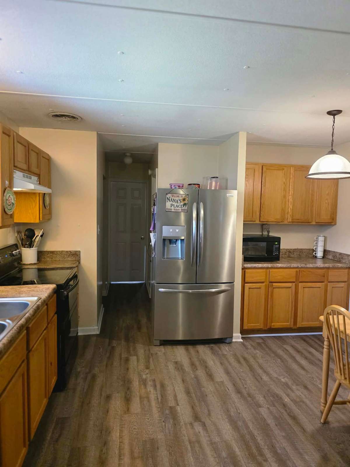Kitchen in mobile home