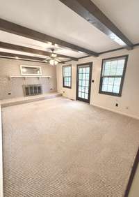 Den 13 X 18
Entrance to covered deck in back from den