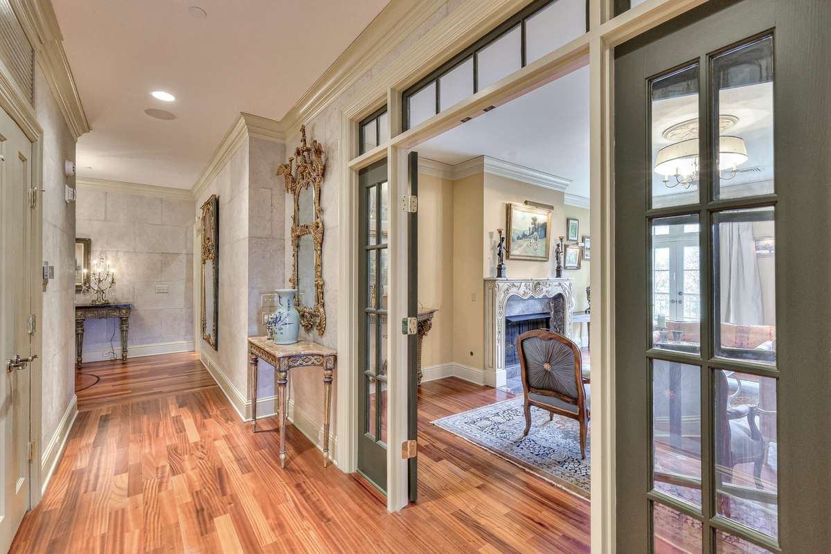 The French doors throughout the home add so much charm!