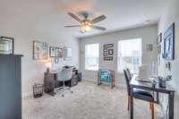 All bedrooms have been upgraded with ceiling fans.